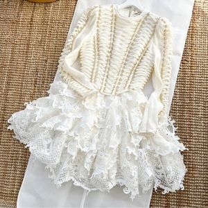 Zimmermann Wonderland Coaster Corset Laced Dress size 0